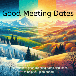 Good Meeting Dates - Astrology Service
